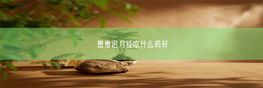 想推迟月经吃什么药好