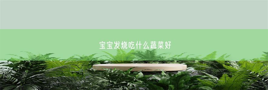 宝宝发烧吃什么蔬菜好