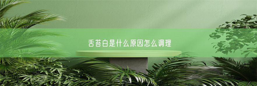 舌苔白是什么原因怎么调理