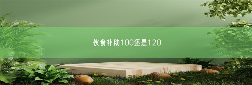 伙食补助100还是120