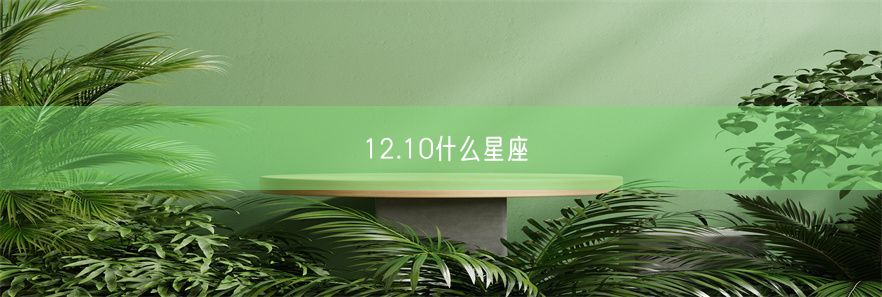 12.10什么星座