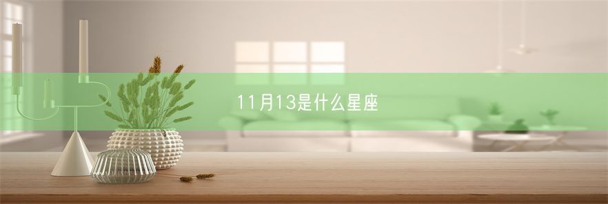 11月13是什么星座