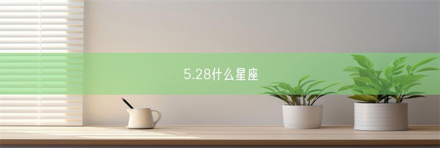 5.28什么星座