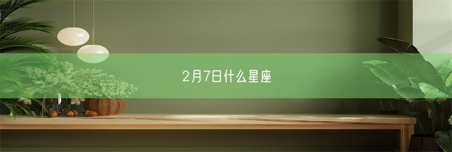 2月7日什么星座