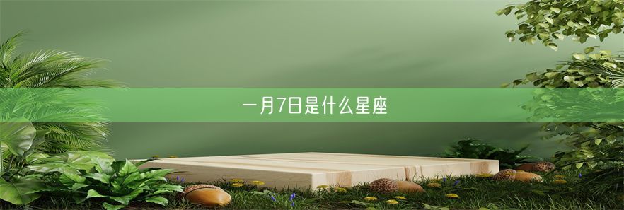 一月7日是什么星座