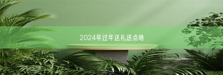 2024年过年送礼送点啥