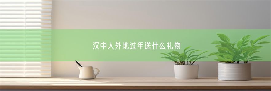 汉中人外地过年送什么礼物