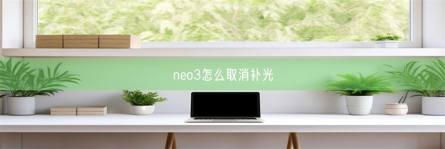 neo3怎么取消补光